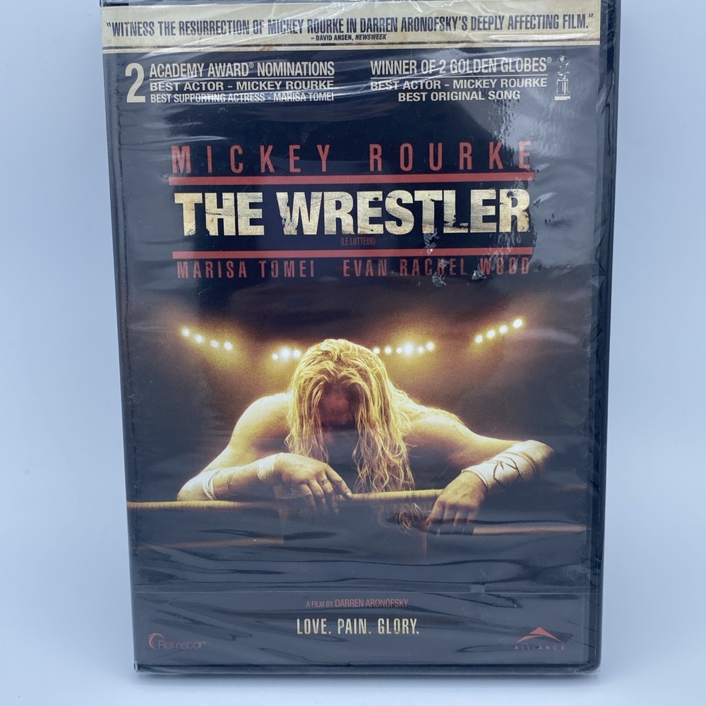 The Wrestler DVD Mickey Rourke Marisa Tomei Evan Rachel Wood